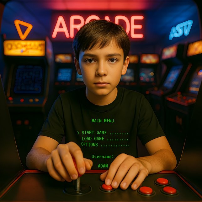 T-Shirt de Jogador Personalizado - Menu Nome de Us (Criador carregado)