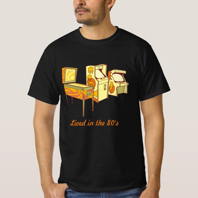 T-Shirt de Jogos Retrorísticos (Frente)
