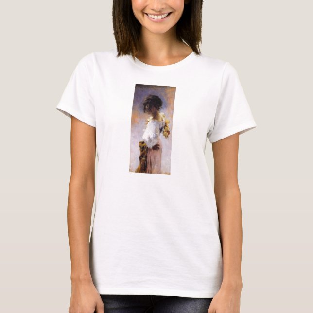 T-shirt de John Singer Sargent Rosina (Frente)