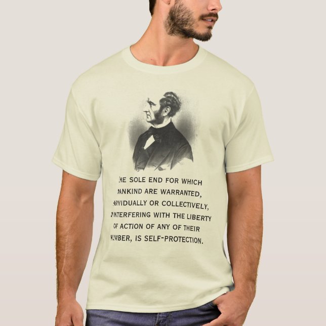 T-shirt de John Stuart Mill (Frente)