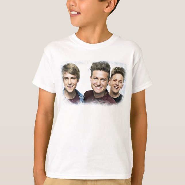 T-shirt de JTR Hanes ComfortBlend® EcoSmart, (Frente)