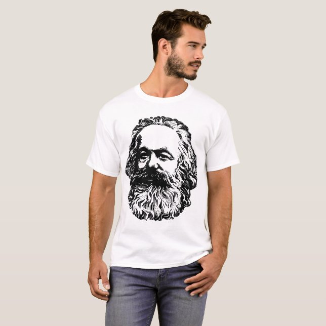 t-shirt de Karl Marx (Frente Completa)
