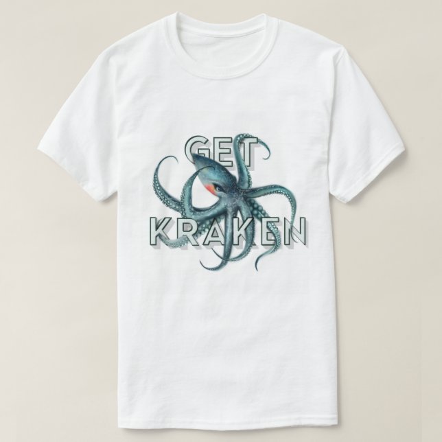 T-shirt de Kraken (Frente do Design)