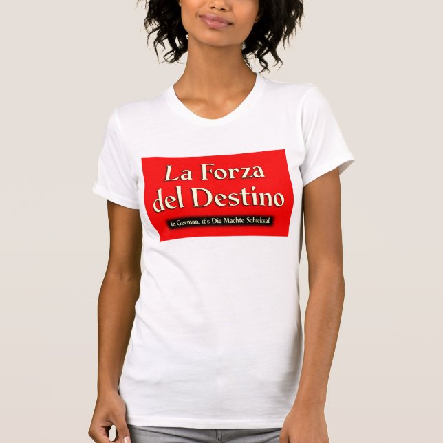 T-shirt de La Forza Del Destino (Frente)