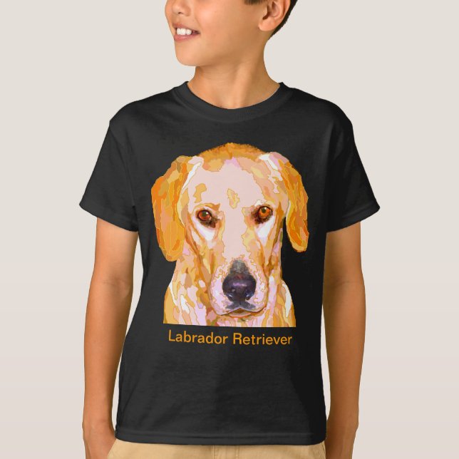 T-shirt de labrador retriever (Frente)