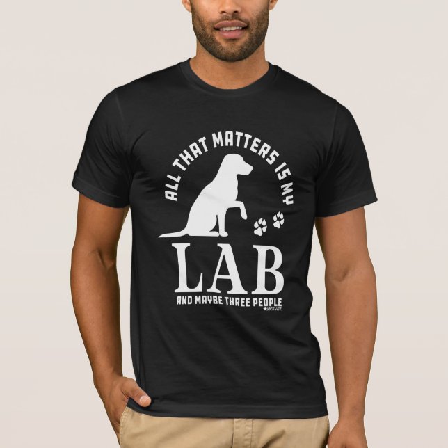 T-shirt de labrador retriever (Frente)