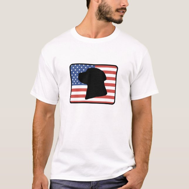 T-shirt de labrador retriever do americano (Frente)