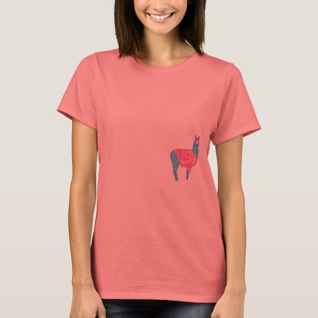 t-shirt de lama (Frente)