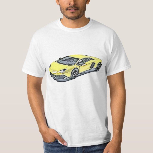 T-shirt de Lamborgini Diablo (Frente)