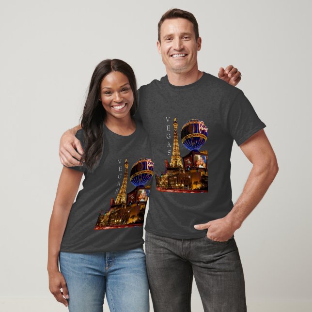 t-shirt de Las Vegas Paris (Unissex)