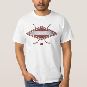 T-shirt de Latvijas Hokejs com nome & número