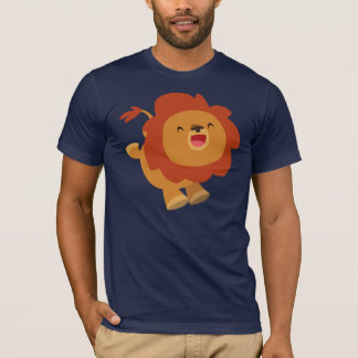 T-Shirt de Leão de Gamboling Bonito