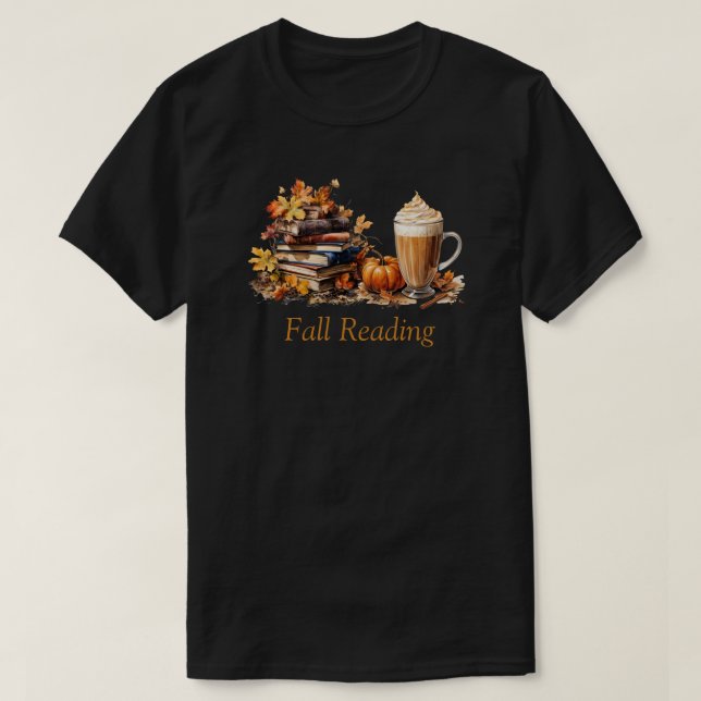 T-Shirt de Leitura de Queda (Frente do Design)