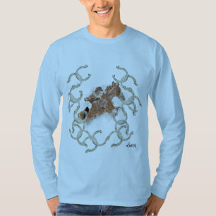 T-Shirt de Leve Longa Básica : Reação da Cadeia