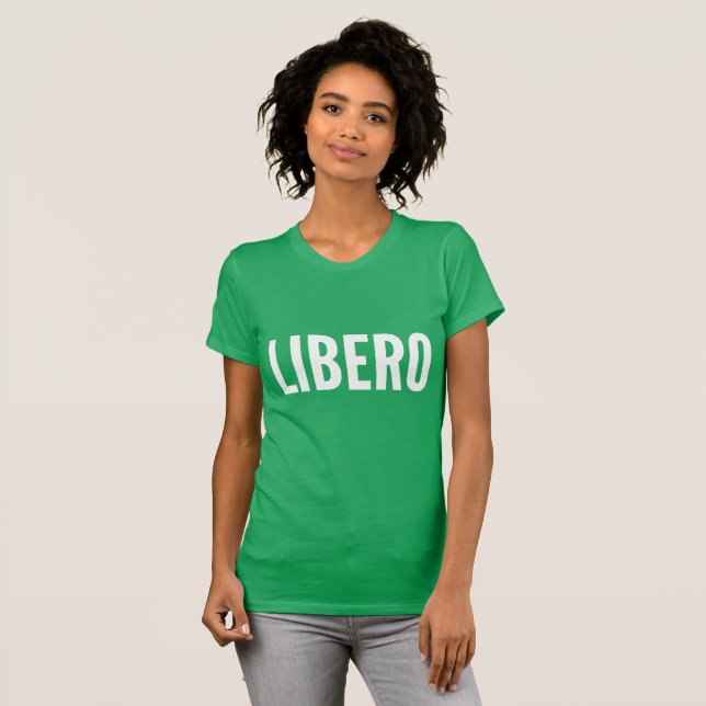 T-shirt de Libero (escuro) (Frente Completa)