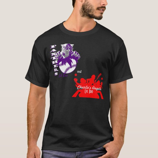 T-shirt de Lil Bro das panteras do basebol de (Frente)