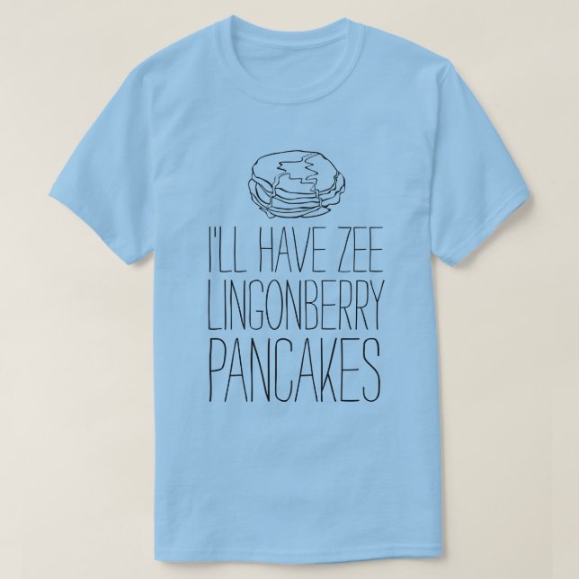T-shirt de LOL: DO "PANQUECAS LINGONBERRY " (Frente do Design)