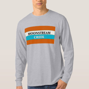 T-Shirt De Longa Distância Com "Creek Moonstream"