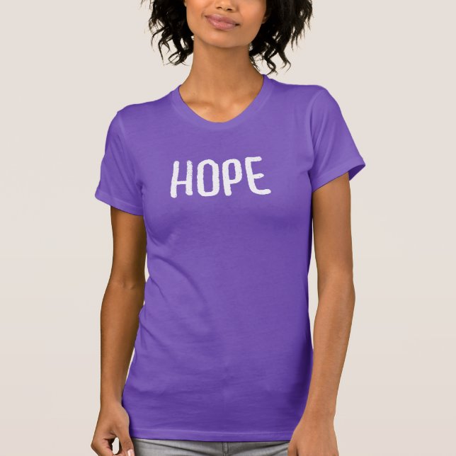T-Shirt de Longa Distância, de Esperança, de uso f (Frente)
