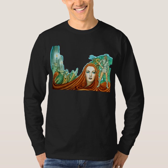 T-Shirt de Longa Folga Magia Celta (Frente)