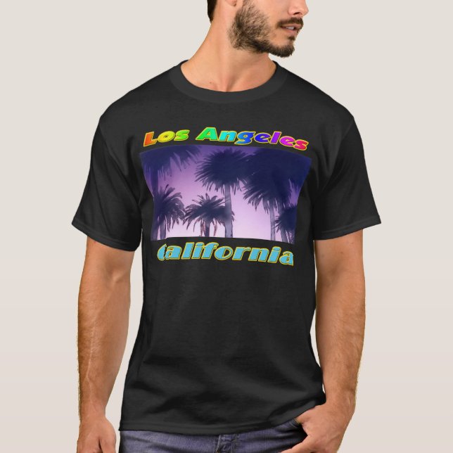 T-shirt de Los Angeles, Califórnia (Frente)