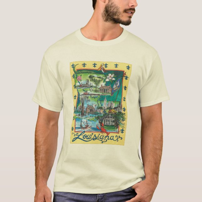 T-shirt de Louisiana (Frente)