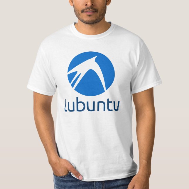 T-shirt de Lubuntu Linux (Frente)
