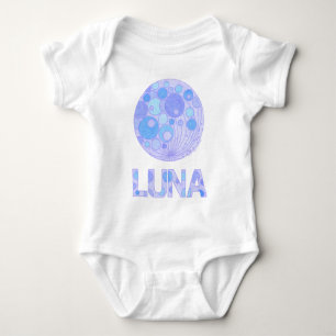 T-shirt de Luna da lua azul de Z