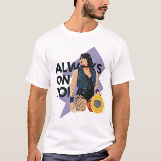 t-shirt de luta: presente de Rhea para ventilador 