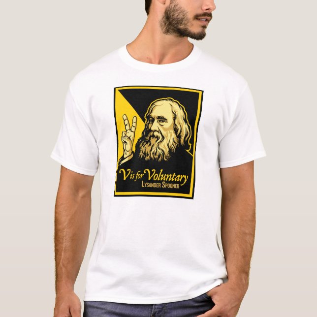 T-shirt de Lysander Spooner (Frente)