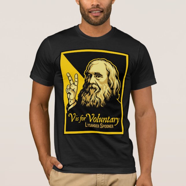 T-shirt de Lysander Spooner (Frente)