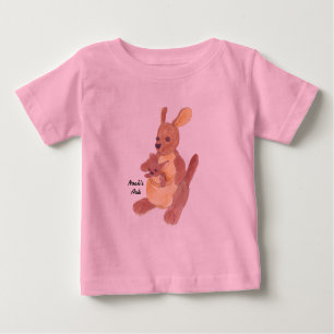 T-shirt De "mamã & bebê do canguru da coleção da arca