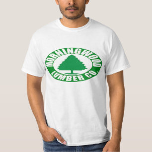 T-shirt de Manhã Madeira Madeira serrada Empresa