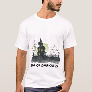 T-Shirt De Mão Assolada - Casa Ligada E Água De Mo