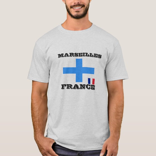 T-shirt de Marselha, France (Frente)