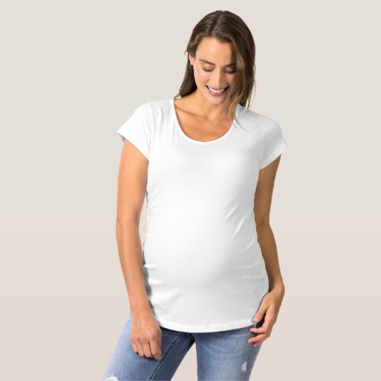 Camiseta para gestantes, Branco