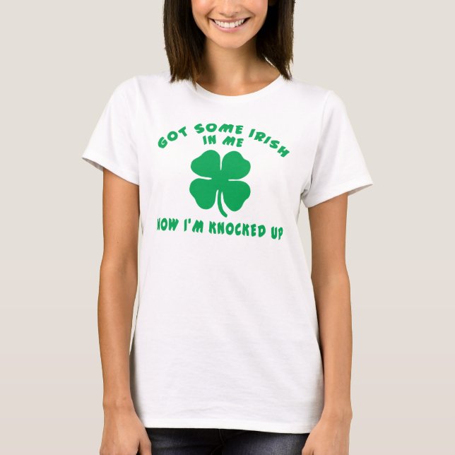 T-shirt de maternidade irlandês (Frente)
