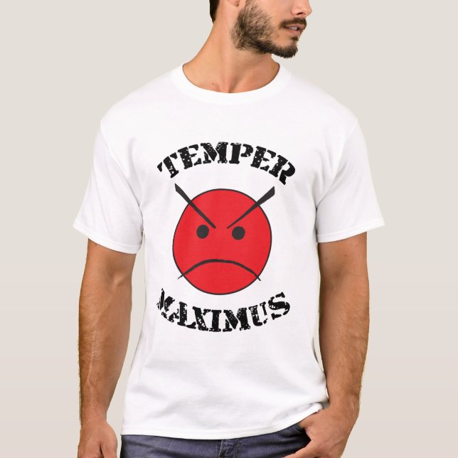 T-shirt de Maximus da têmpera (Frente)