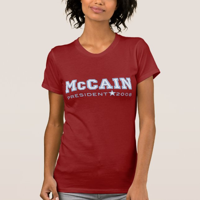 T-shirt de McCAIN (Frente)