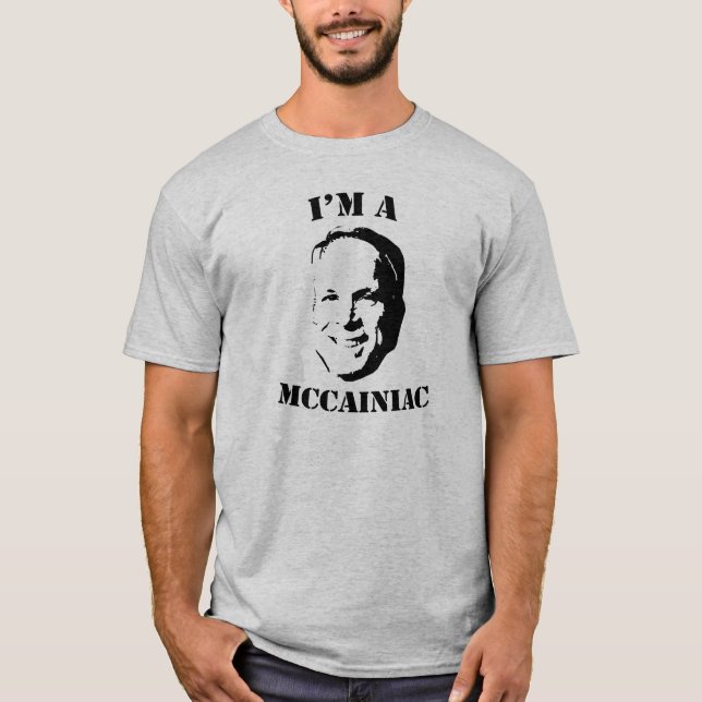 T-shirt de McCainiac (Frente)