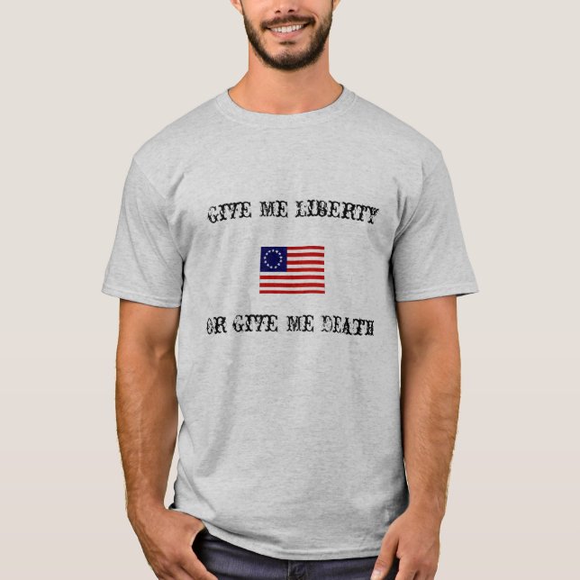 T-shirt Dê-me a liberdade… (Frente)