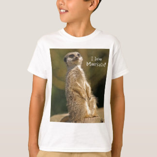 T-shirt de Meerkats do amor