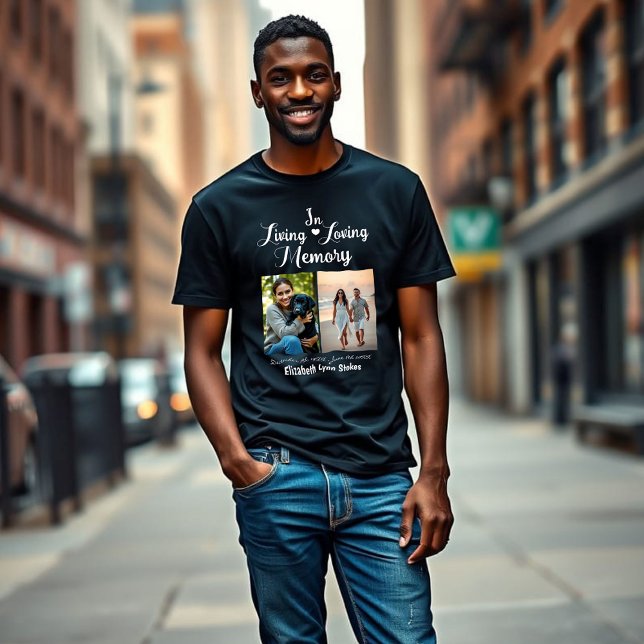T-Shirt de Memória Vivendo e Amando (In Living and Loving Memory T-shirt)