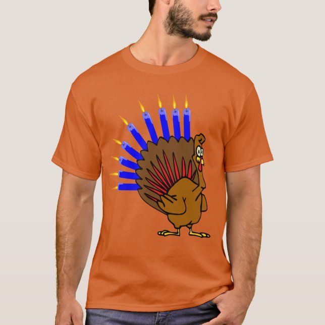 T-shirt de Menurkey Menorah Turquia (Frente)
