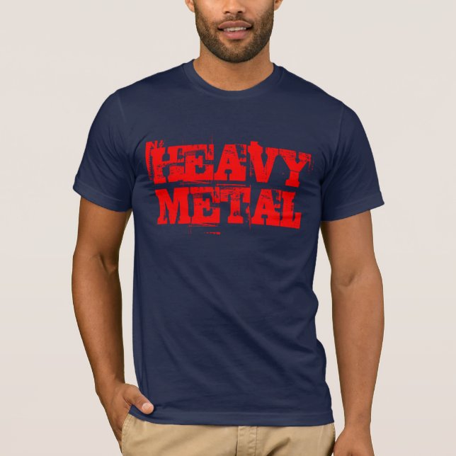 T-Shirt de Metal Pesado - T-Shirts de Rock Pesado (Frente)