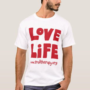 T-shirt de Microfiber Wicking da vida do amor