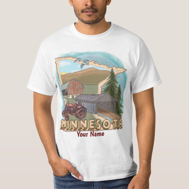 t-shirt de Minnesota (Frente)