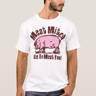T-shirt de Mitch da carne