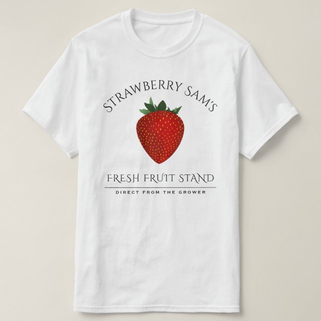 T-Shirt de morango (Frente do Design)