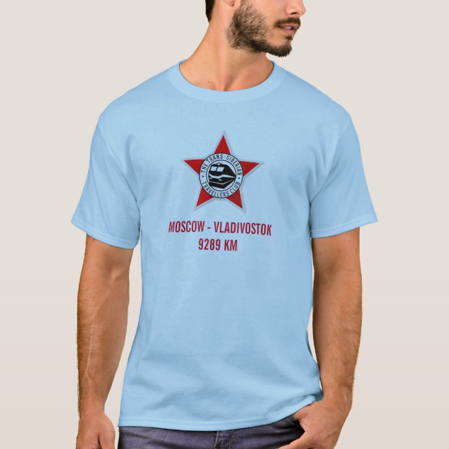 T-shirt de Moscovo - de Vladivostok (Frente)